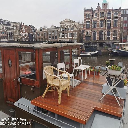 Waterloo square river vieuw houseboat Amsterdam Extérieur photo