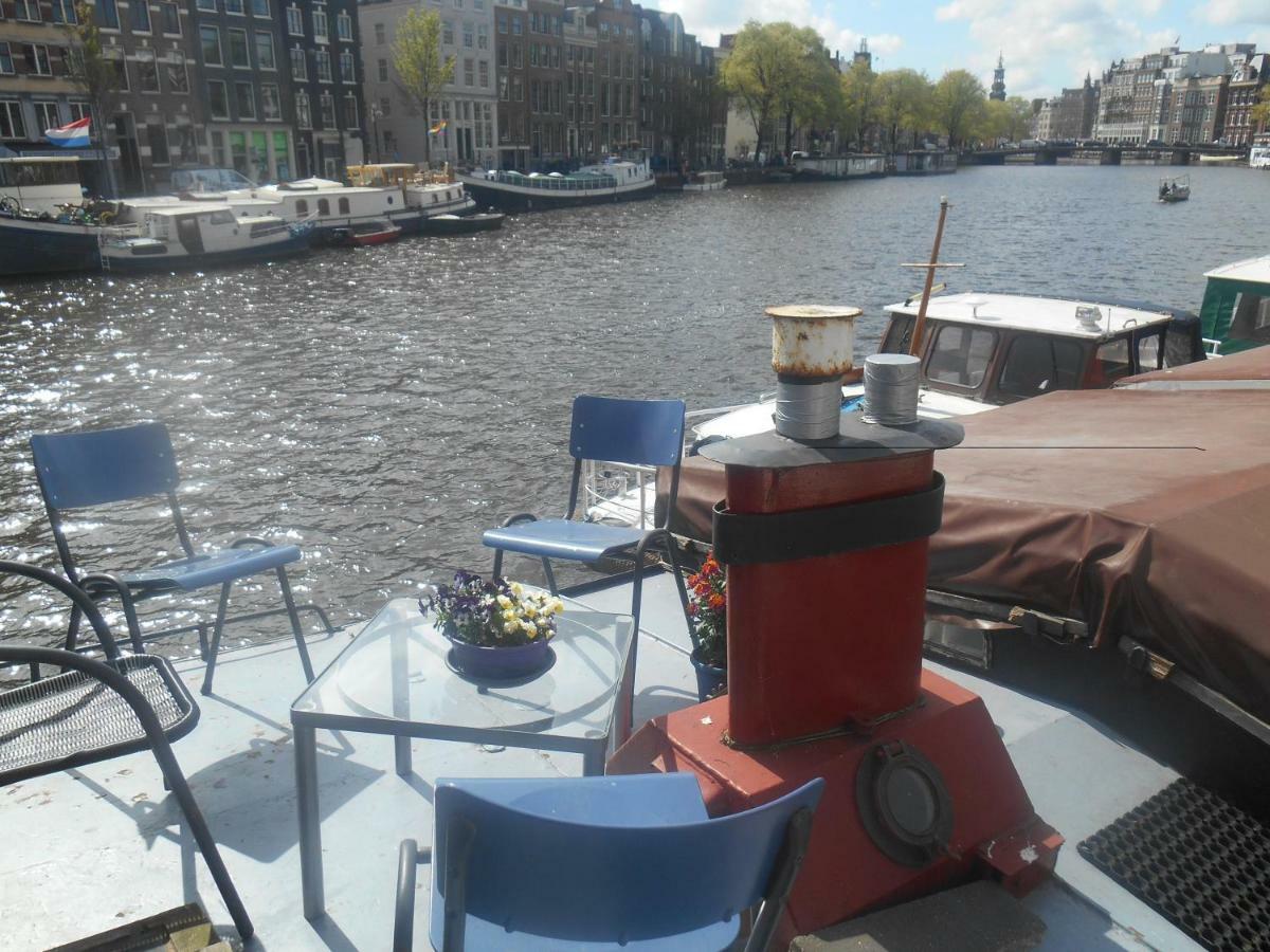 Waterloo square river vieuw houseboat Amsterdam Extérieur photo